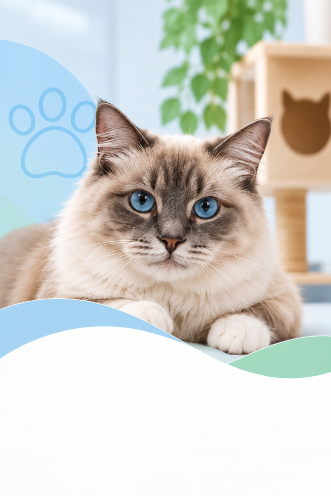 Gato representando atendimento veterinário especializado em felinos na Amigo Fiel.