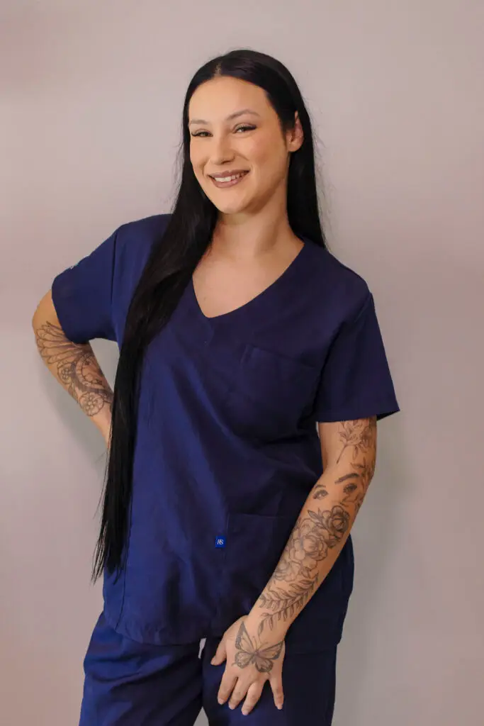 Priscila Garcia, secretária da Clínica Veterinária Amigo Fiel em Blumenau
