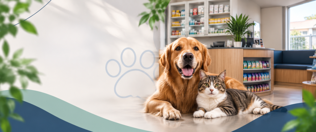 Clínica Veterinária Amigo Fiel em Blumenau com ambiente preparado para cães e gatos